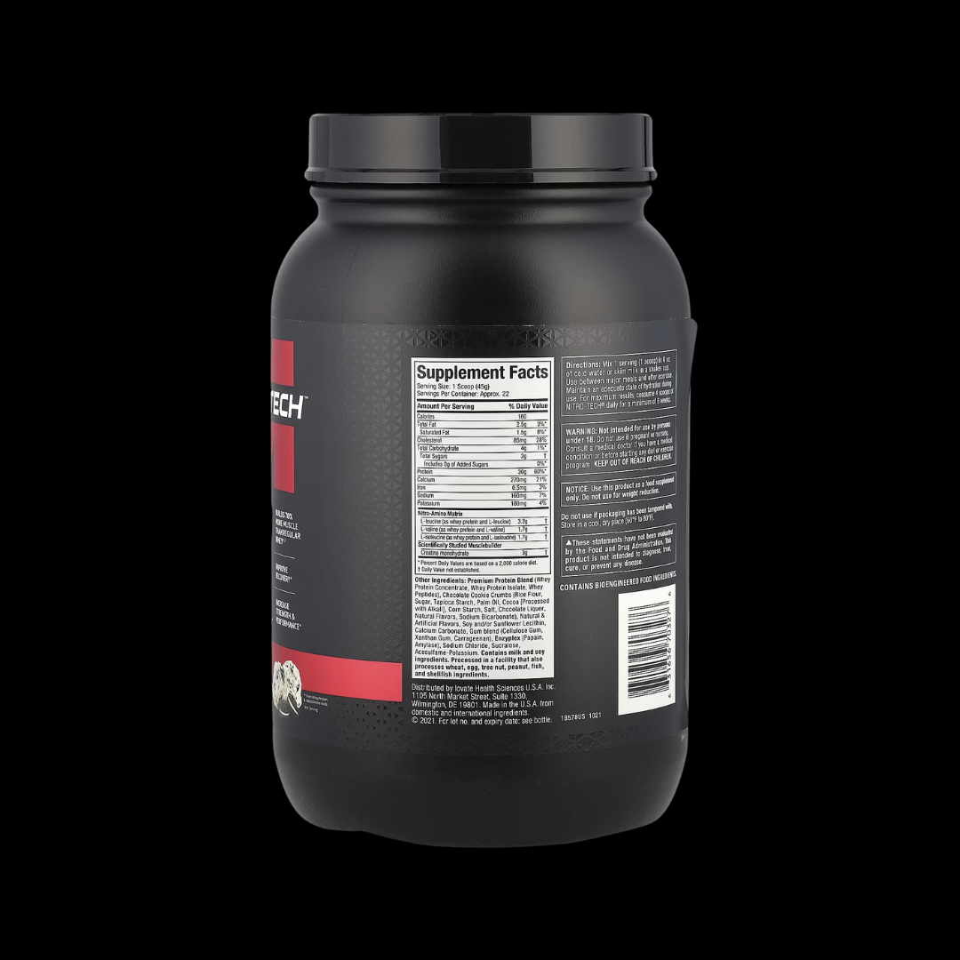 MUSCLETECH NITROTECH WHEY PROTEIN 2 LBS