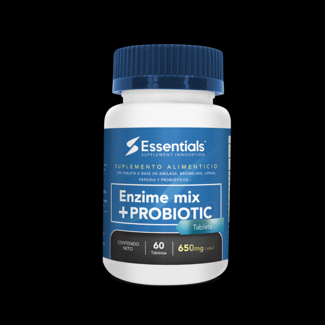 ESSENTIALS ENZIME MIX + PROBIOTIC 60 TABS