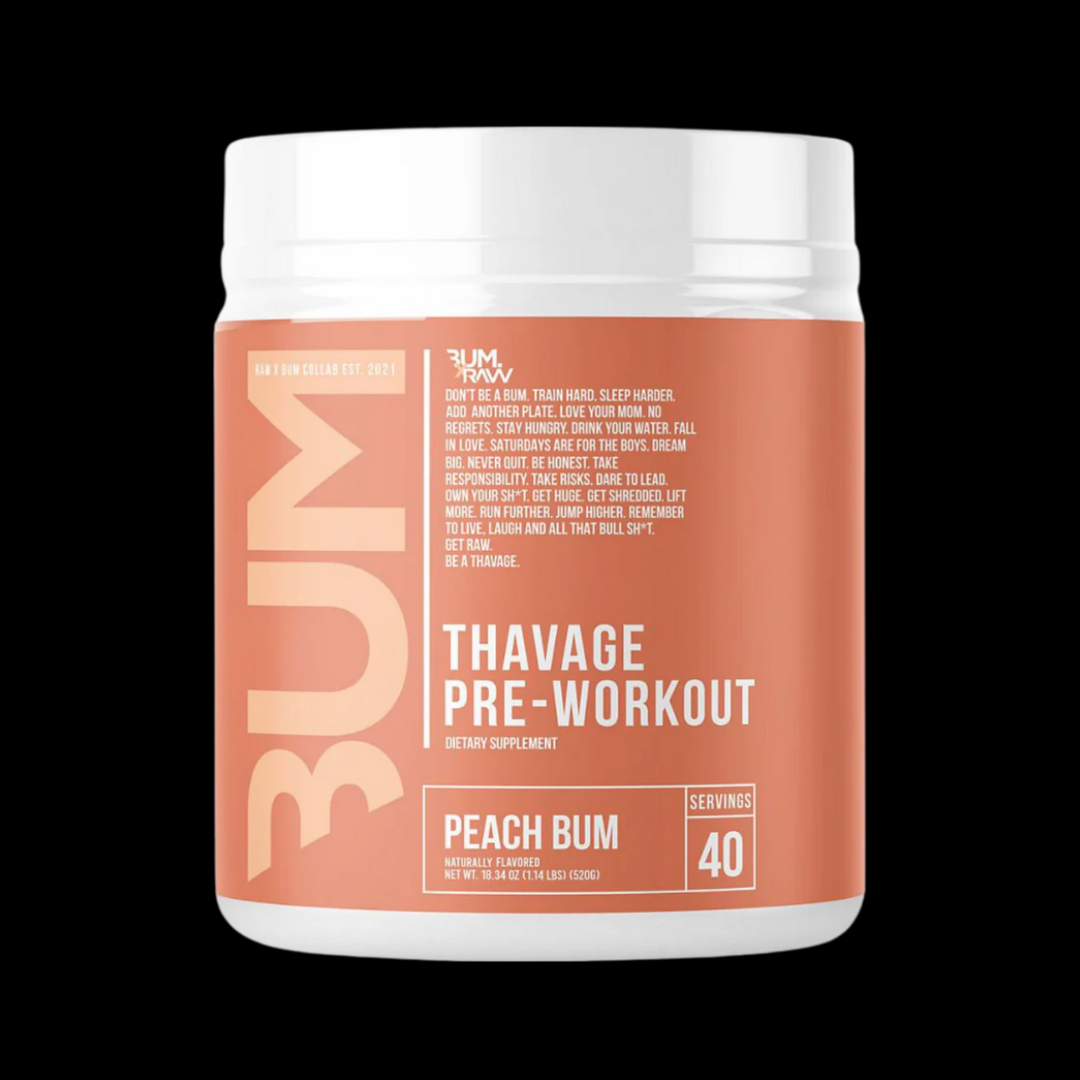 RAW THAVAGE PRE-WORKOUT 40/20 SERV