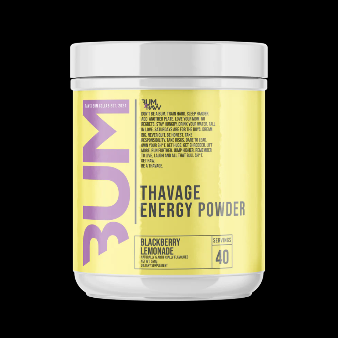 RAW THAVAGE PRE-WORKOUT 40/20 SERV