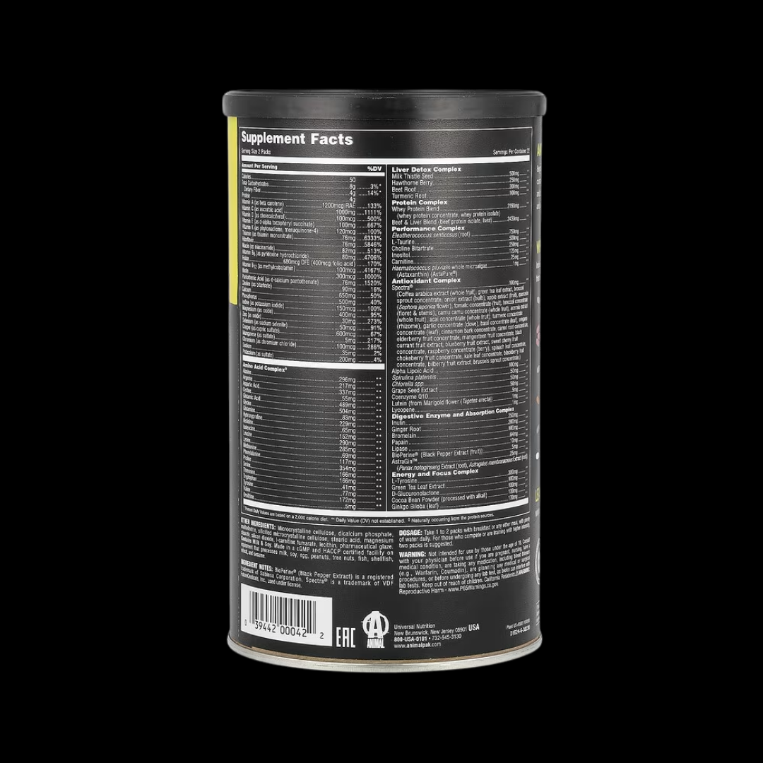 UNI ANIMAL PAK 44 PACKS