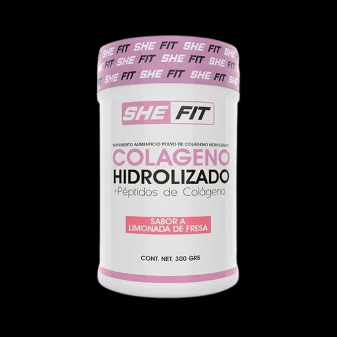 BHP SHE FIT COLAGENO HIDROLIZADO + PÉPTIDOS DE COLÁGENO 30 SERV