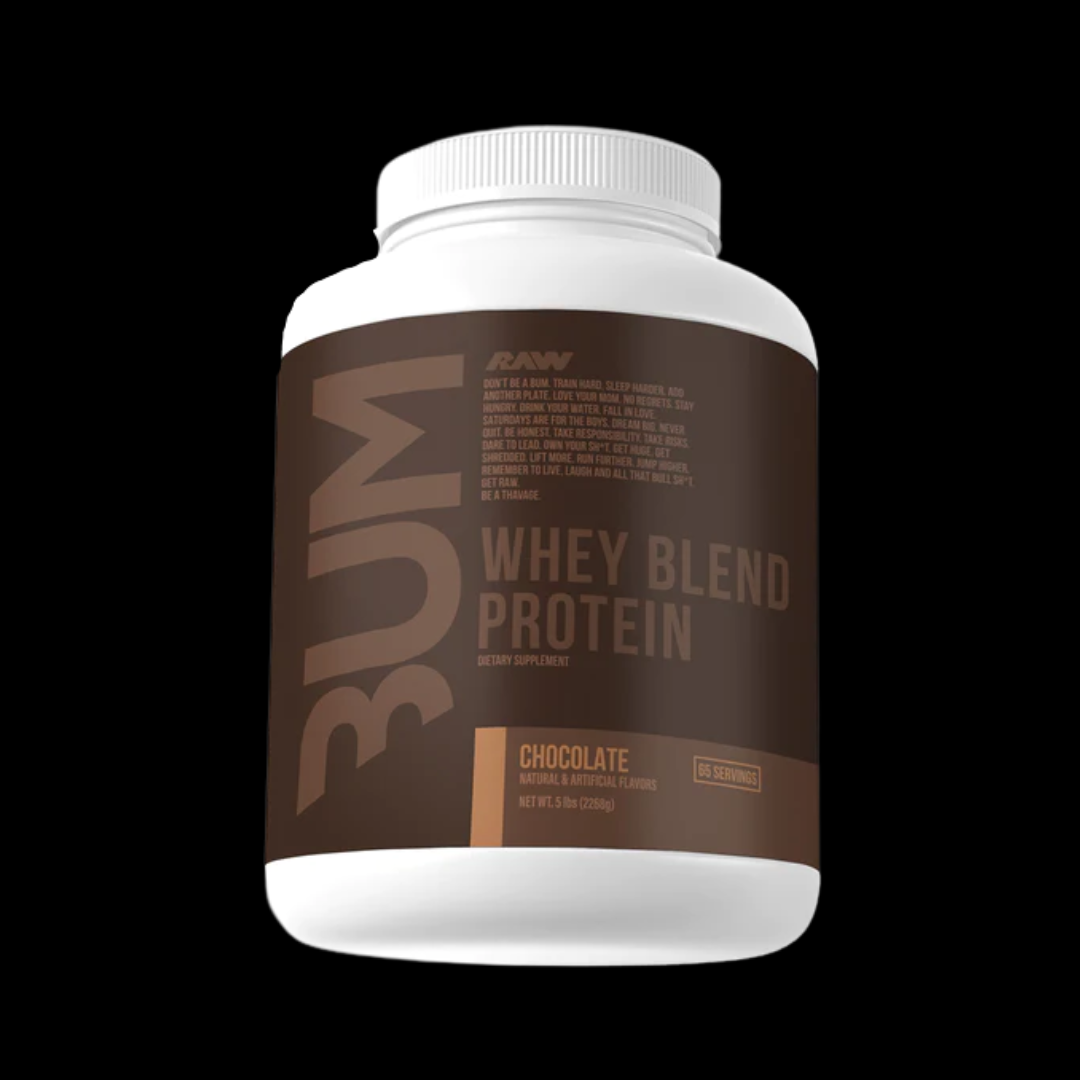 RAW BUM WHEY BLEND PROTEIN 5 LBS